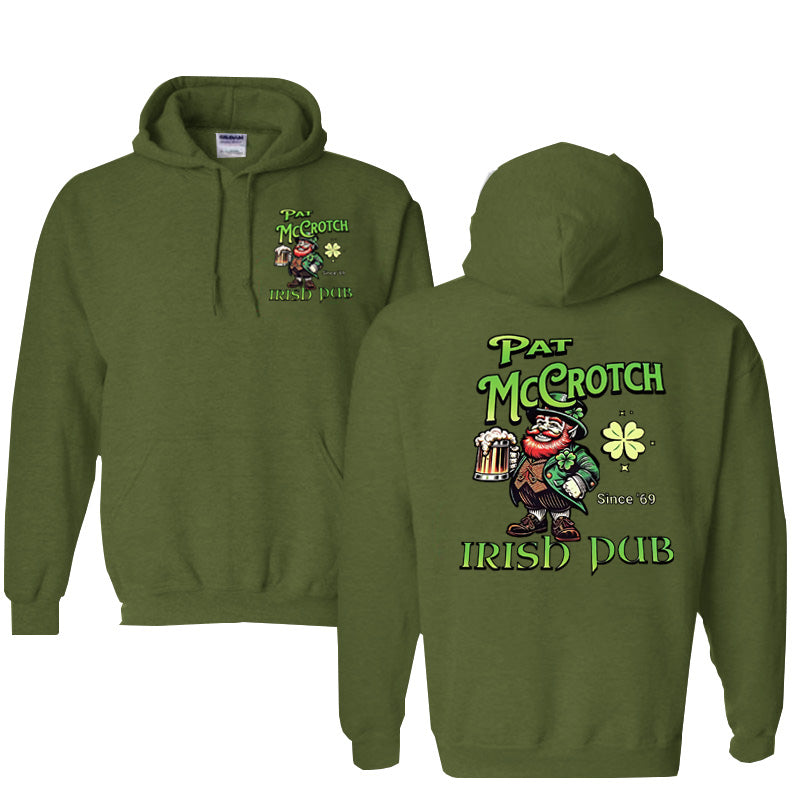 St.Patrick's Day Print Pattern 100% 300g Cotton Classic Hoodie