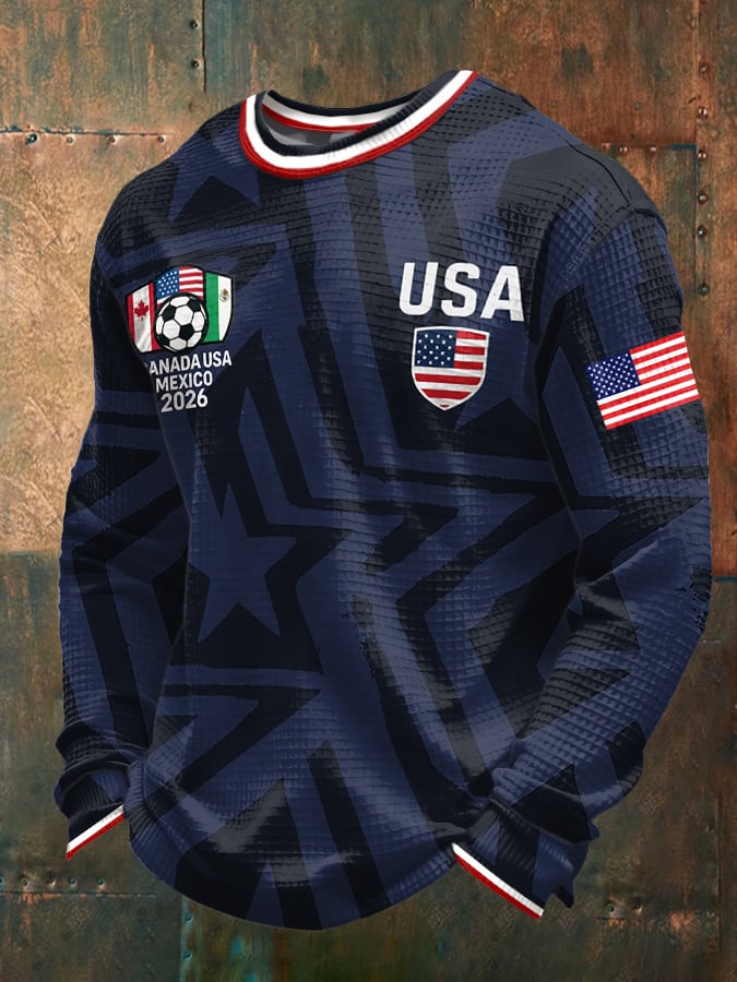 Men's USA Soccer Supporter Print T-Shirt