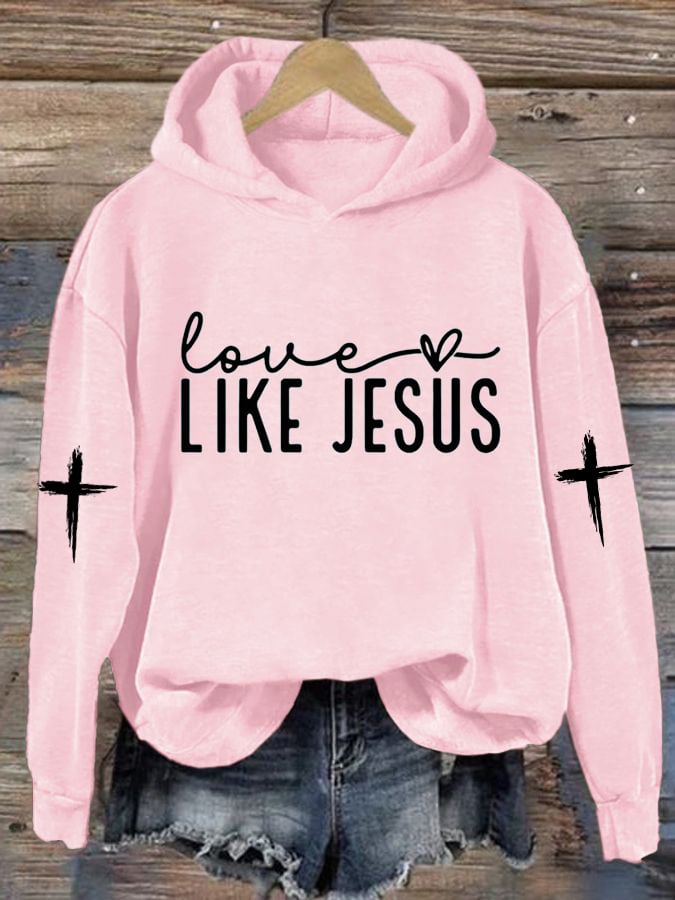 Women's Love Like Jesus Print Sweatshirt
