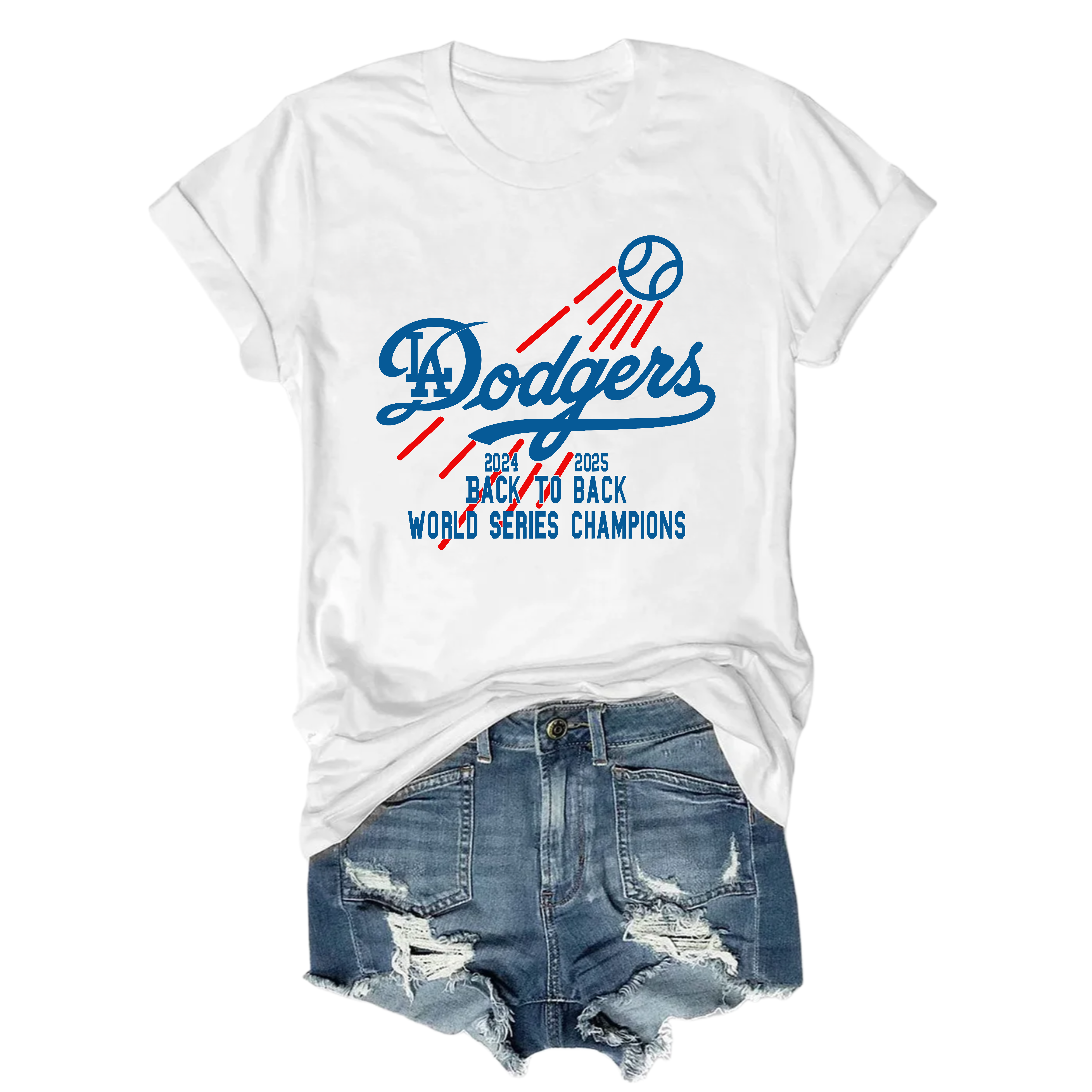 Dodgers Back To Back World Series Champions Tee
