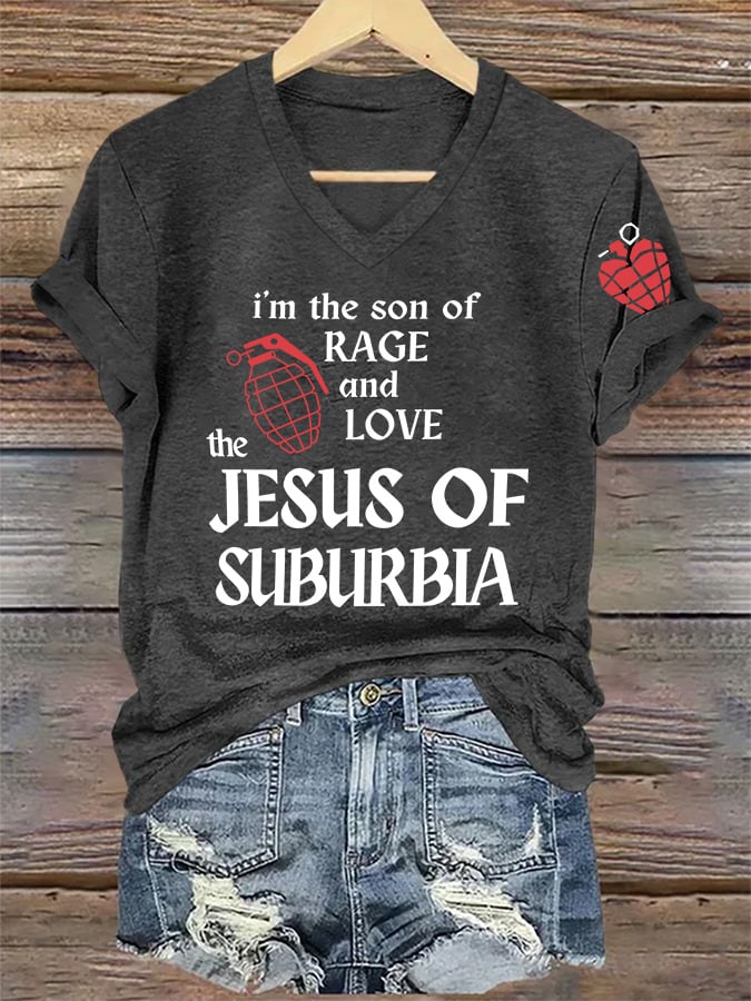 Women's Rock Band Print T-shirt