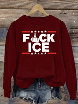 Women's  ICE  Print  Sweater