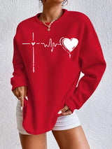 Women's Love Print Sweatshirt