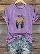 Women's Retro Rap Star Comfortable Pure Cotton T-Shirt