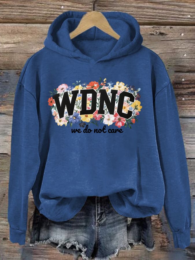 Retro Funny Proud Member Of WDNC Club Menopause Perimenopause Print Hoodie