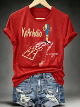 Women's  Vintage Kornholio Graphic Funny T-Shirt