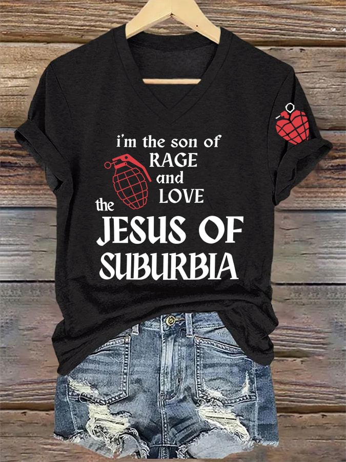 Women's Rock Band Print T-shirt