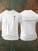 Men's  Philippians 4:13- Golden Rule Collection  T-shirt