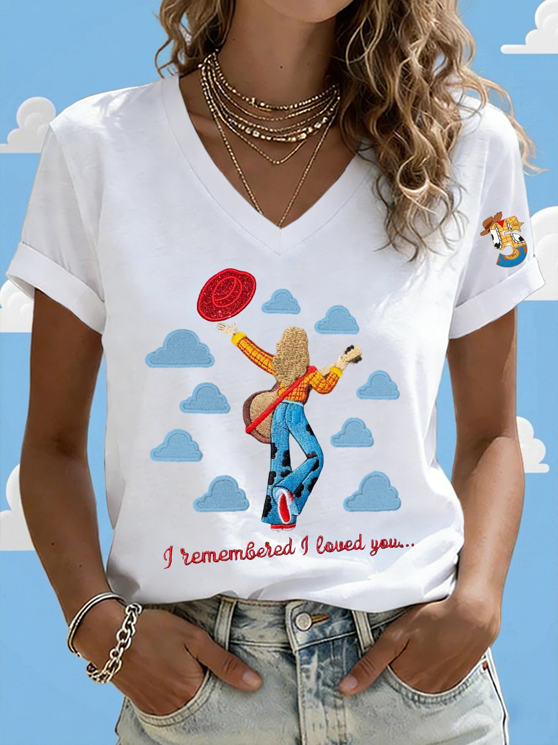 Women's Retro I Knew It Print Casual T-shirt