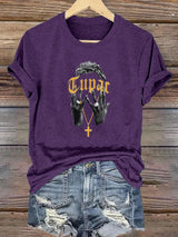 Women's Retro Rap Star Comfortable Pure Cotton T-Shirt