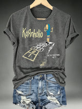 Women's  Vintage Kornholio Graphic Funny T-Shirt