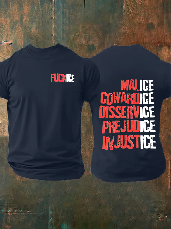Men's  Justice For Her  Print  T-Shirt