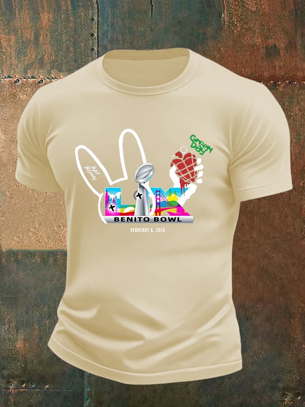 Men's  Opening And Halftime Shows Print Casual T-shirt