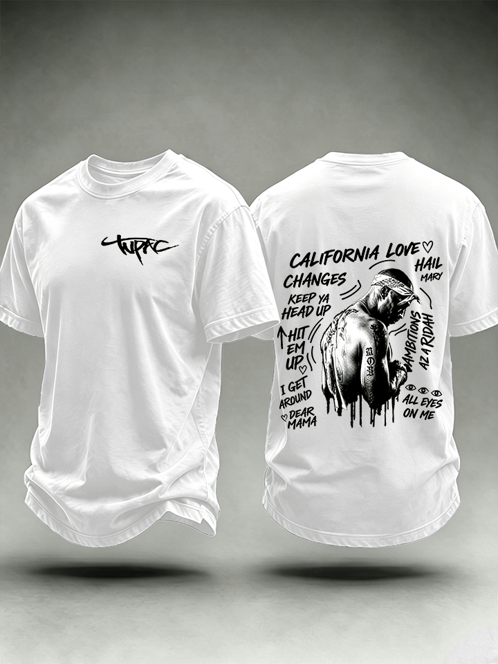 Men's Old School Rap Culture  Iconic Hip Hop Legend Tee