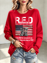 Women's Red Friday Veterans Sweatshirt