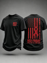 Men’s Retro Red Friday Printed T-Shirt