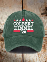 Unisex Talk Show Colbert Kimme 2028 Print  Cap