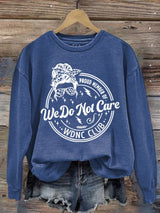 Retro Funny Proud Member Of WDNC Print Sweatshirt