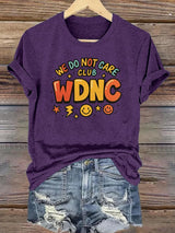 Women's  Retro Funny Proud Member Of Club Menopause Perimenopause Print T-Shirt