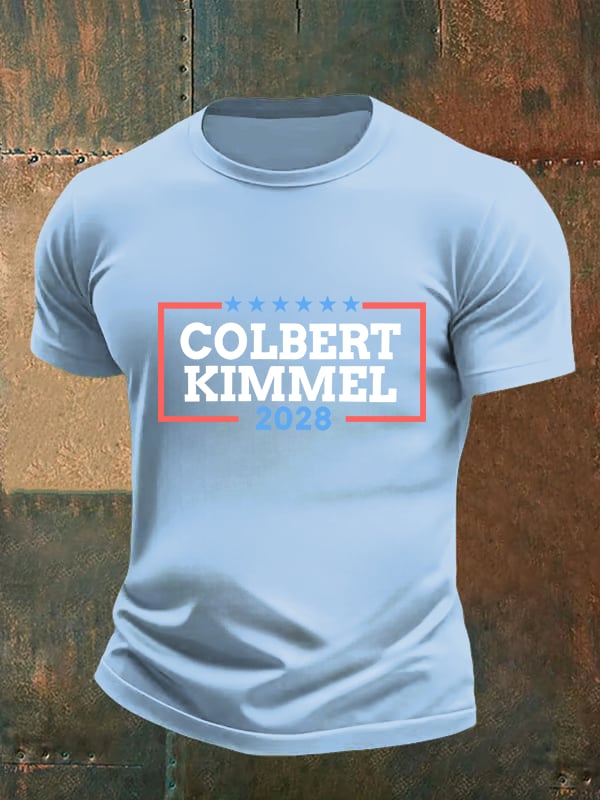 Men's Talk Show Colbert Kimme 2028 T-Shirt