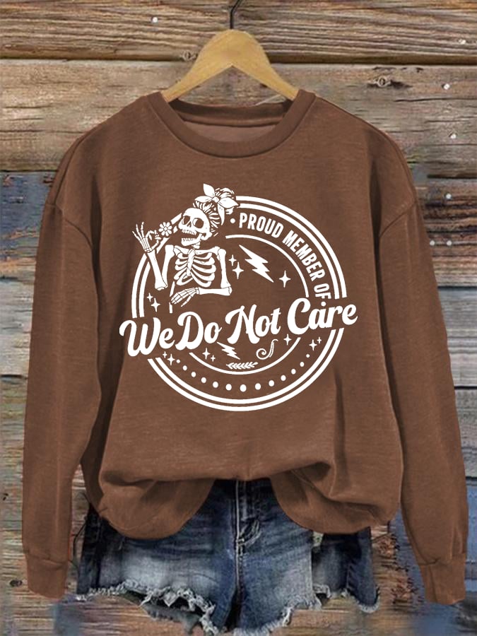 Women's   Retro Funny Proud Member Of Club Menopause Perimenopause Print  Sweatshirt