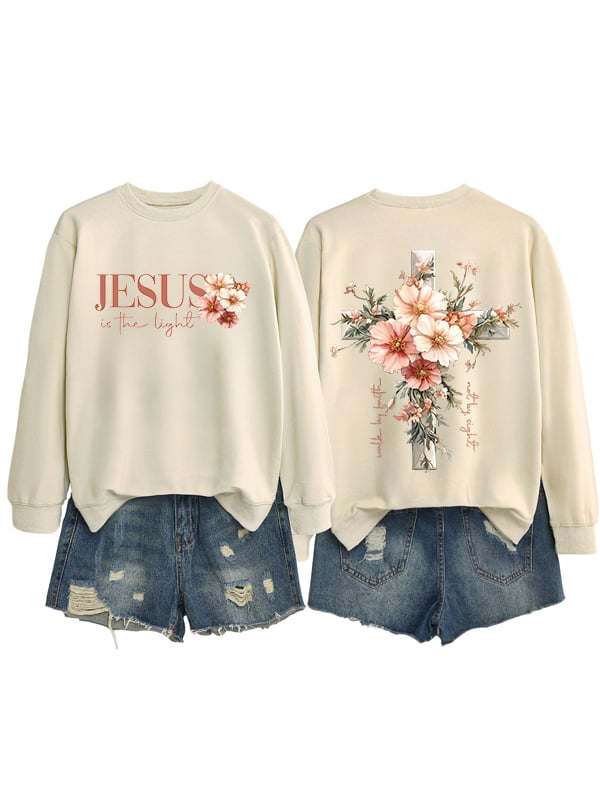 Women's Casual Jesus Sweatshirt
