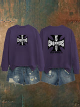 Women's  West Coast Choppers-Inspired Paul Tribute Print Sweatshirt