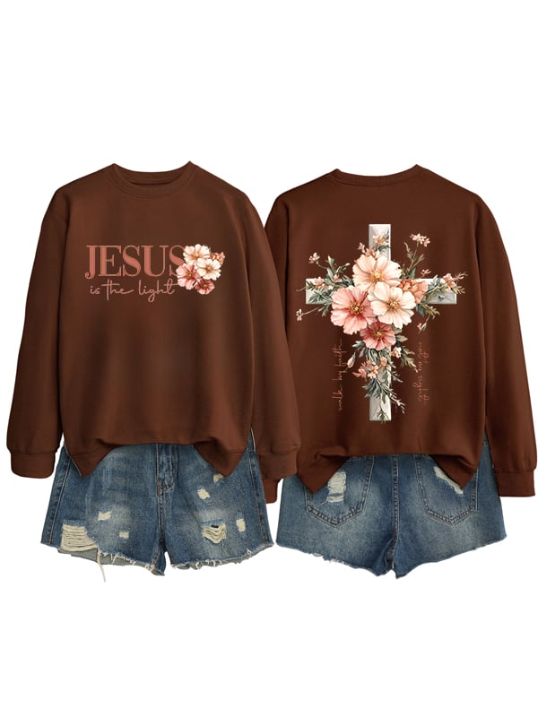 Women's Casual Jesus Sweatshirt
