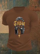 Men's Retro Rap Star Comfortable Pure Cotton T-Shirt
