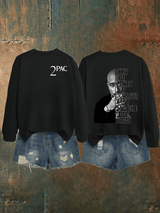 Women's  2Pac Rapper Print Sweatshirt