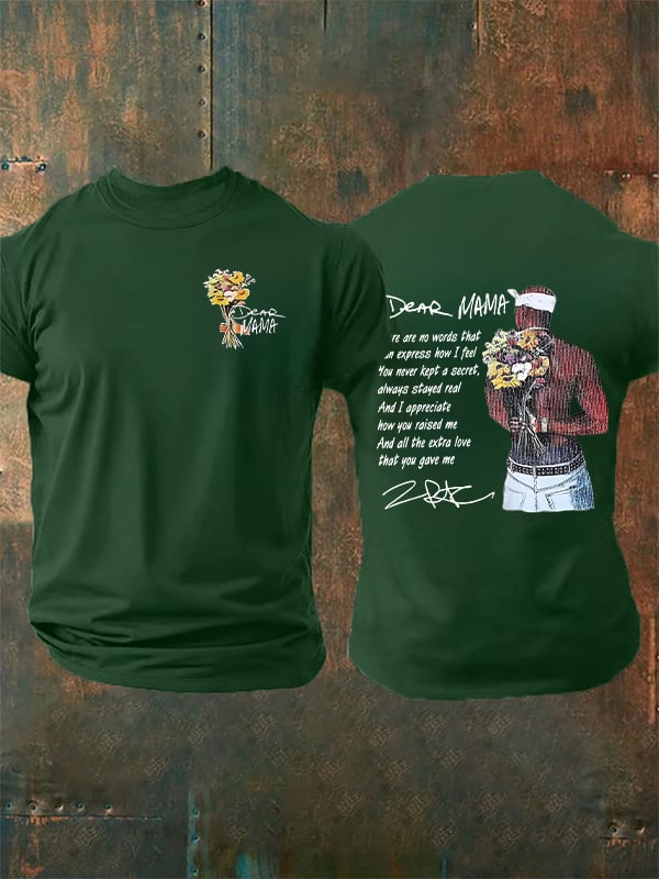 Men's  DEAR MAMA Printed T-Shirt