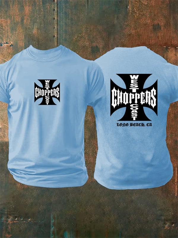 Men's  West Coast Choppers-Inspired Paul Tribute  Print  T-Shirt
