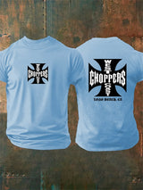 Men's  West Coast Choppers-Inspired Paul Tribute  Print  T-Shirt