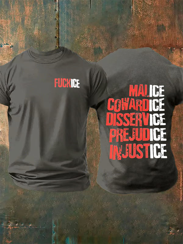 Men's  Justice For Her  Print  T-Shirt