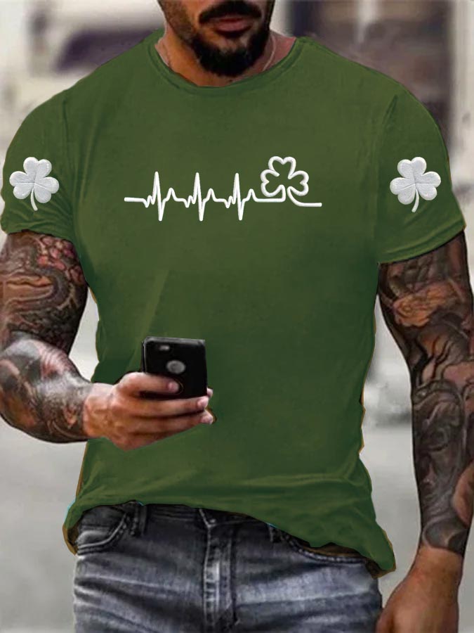 Women's St. Patrick's Day Pattern 100% Cotton T-Shirt