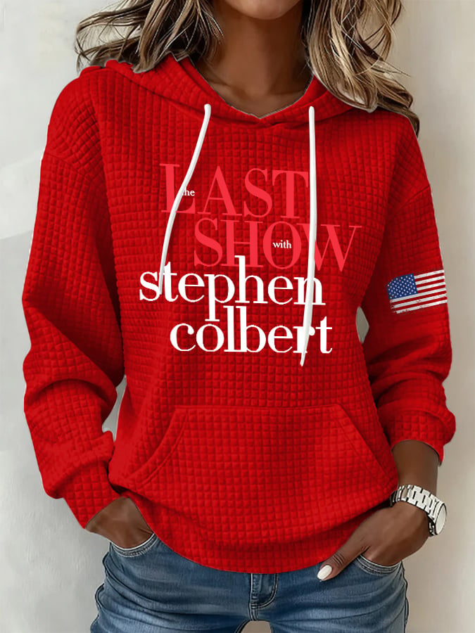 Retro Last Show Print Hoodie