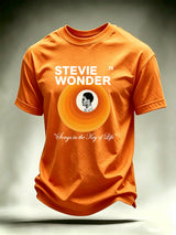 Men's Retro Album Concentric Circles Graphic Apparel Anniversary Tour Shirt