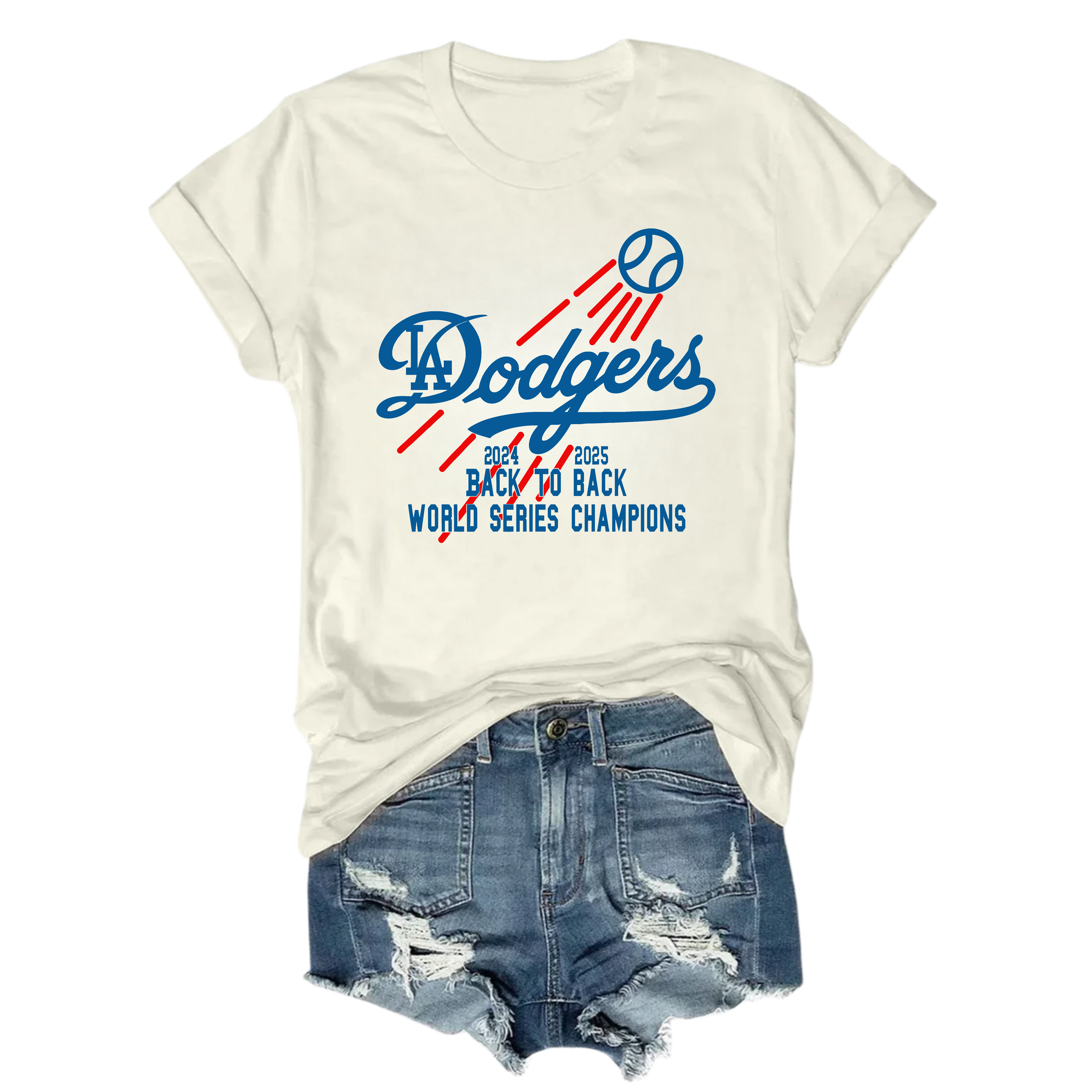 Dodgers Back To Back World Series Champions Tee