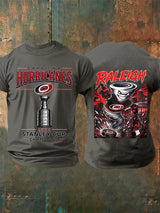 Men's 2026 Ice Hockey Champions Fans Printed T-Shirt