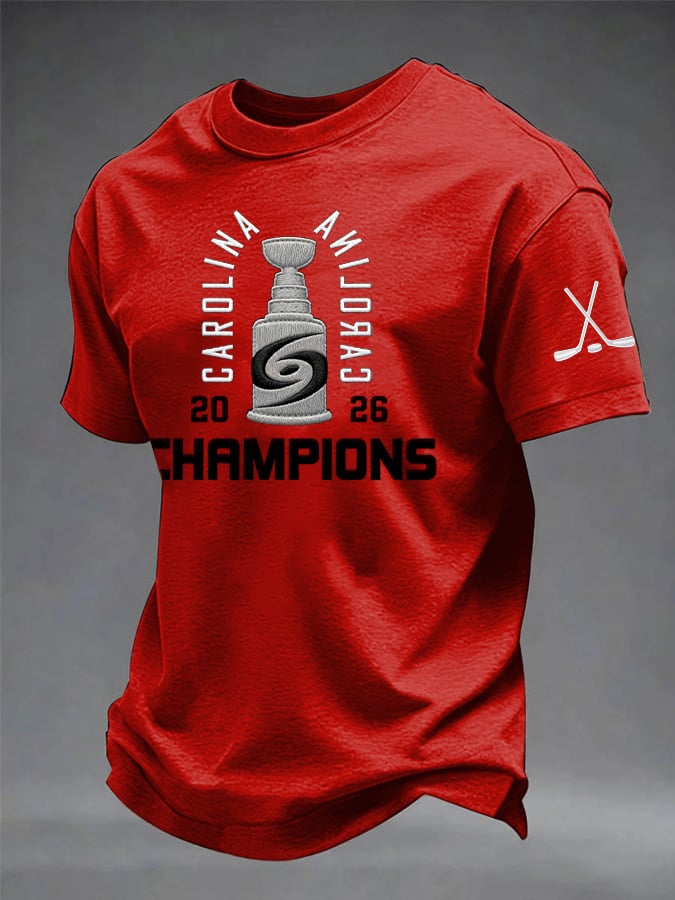 Men's Ice Hockey Print T-Shirt
