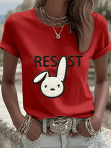 Women's Puerto Rico Resist Print  T-shirt