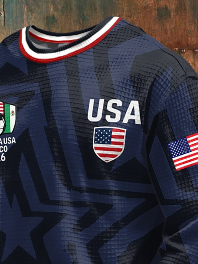 Men's USA Soccer Supporter Print T-Shirt