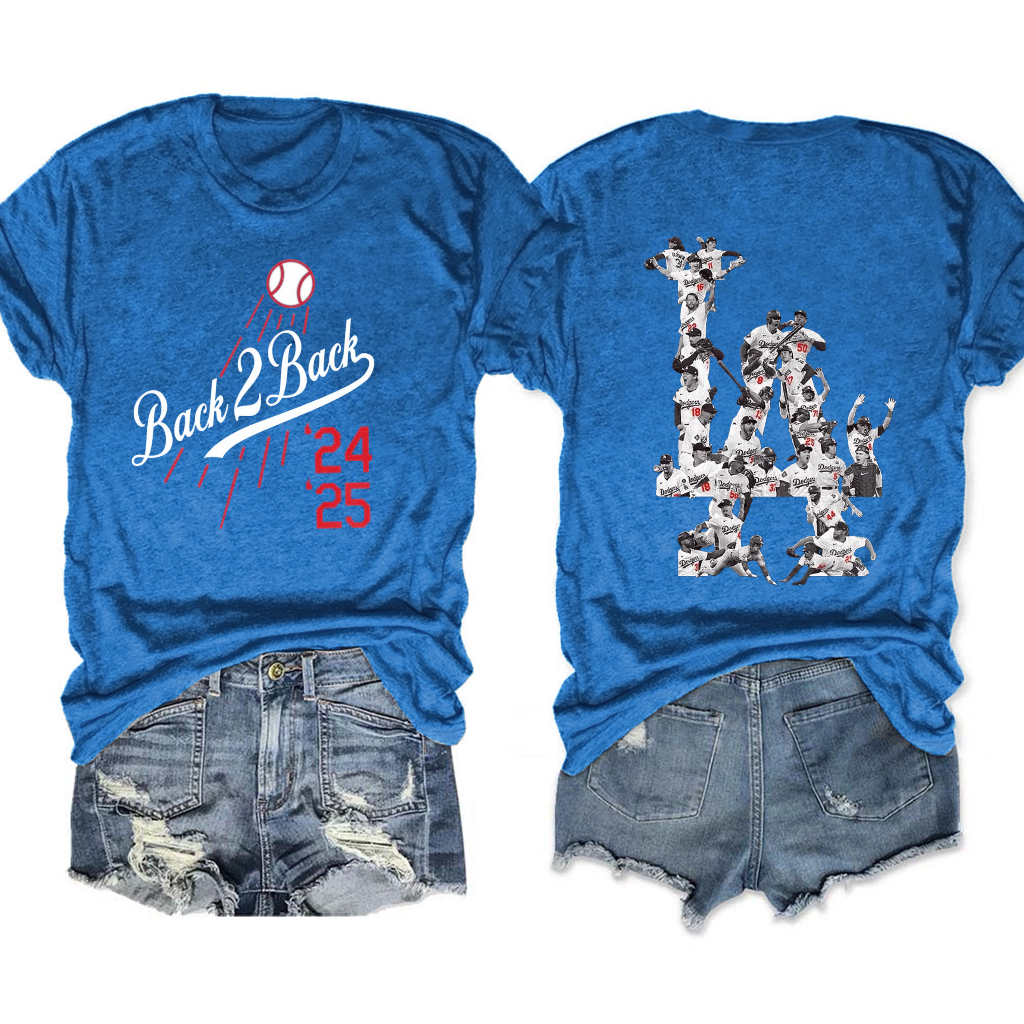 Dodgers Back to Back Champs Tee