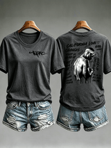 Women's Old School Rap Culture Iconic Hip Hop Legend Tee
