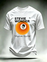 Men's Retro Album Concentric Circles Graphic Apparel Anniversary Tour Shirt