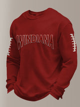 Men's Football Printed Casual Top