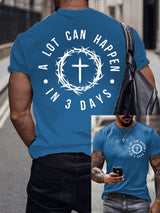 🔥Buy 3 Get 15% Off🔥🔥Hot Sale Picks 🔥Men's A Lot Can Happen In 3 Days Printed Shirt