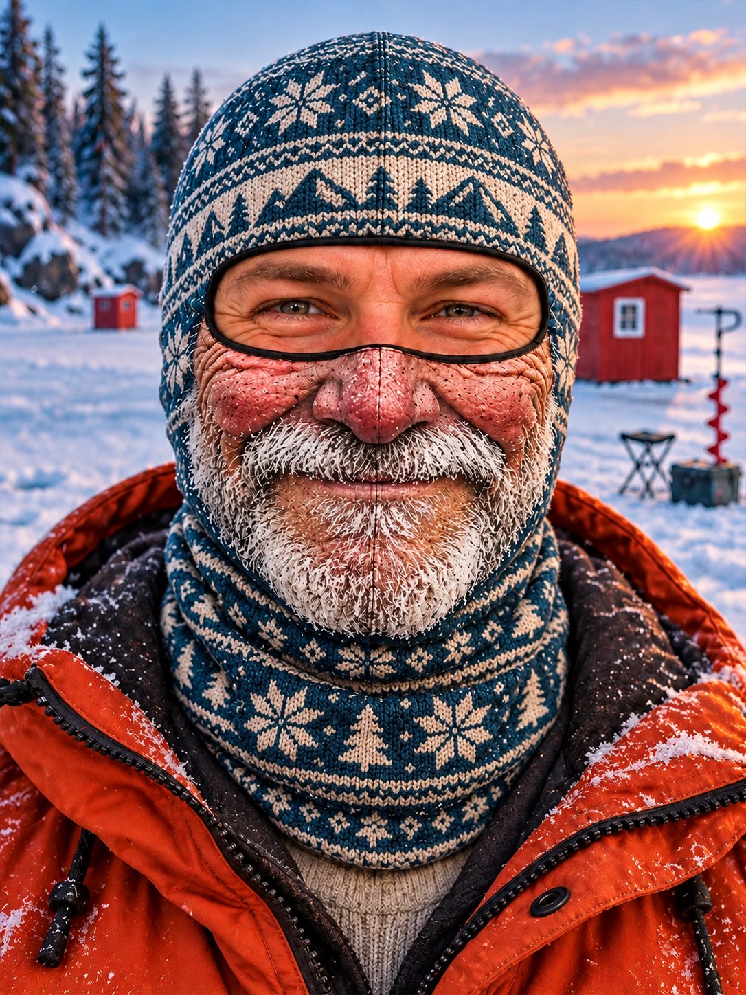 Funny And Wacky Ski Full-Face Balaclava Hood