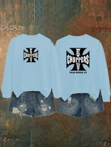 Women's  West Coast Choppers-Inspired Paul Tribute Print Sweatshirt