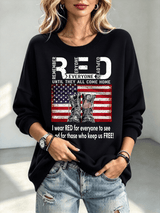 Women's Red Friday Veterans Sweatshirt